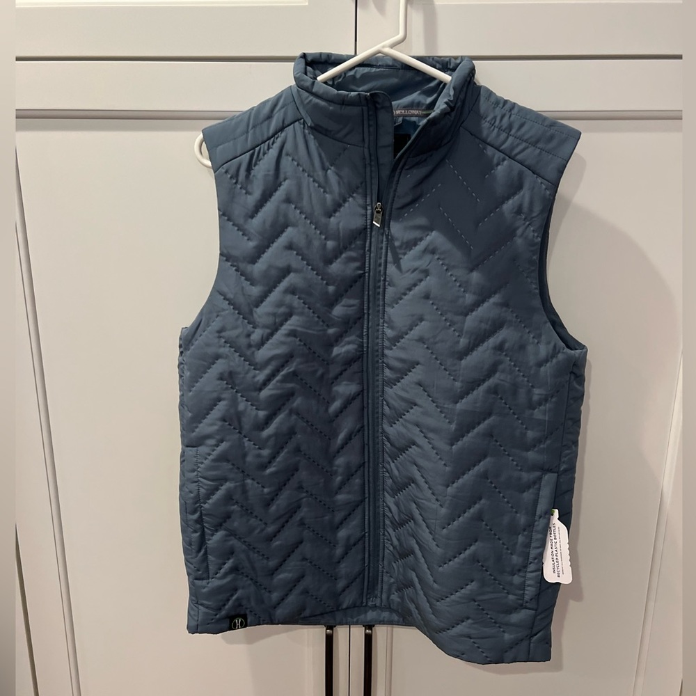 Holloway  Vest sz Medium color Blue Gray NWT Men / Woman Unisex